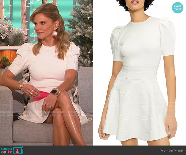 Velvey Dress by Ted Baker worn by Natalie Morales  on The Talk