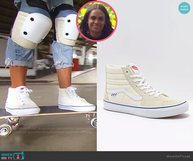  Skate Sk8-Hi Sneakers by Vans worn by Michelle Young on The Bachelorette