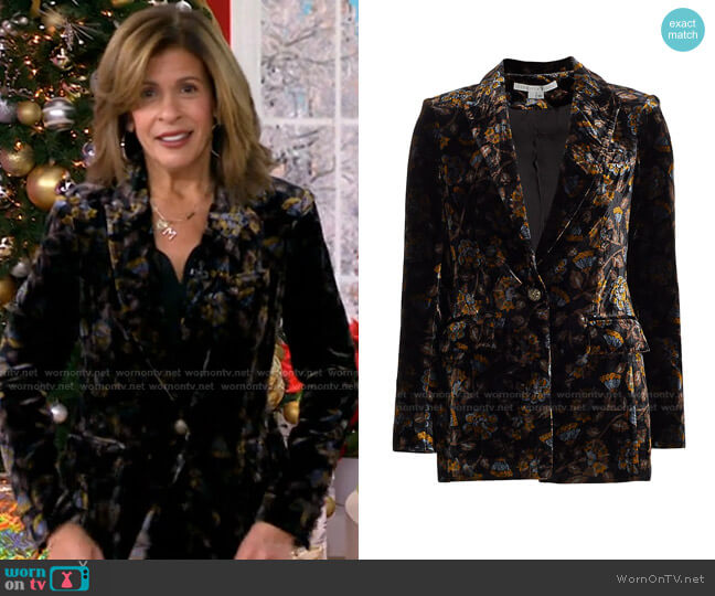 Long and Lean Dickey Jacket by Veronica Beard worn by Hoda Kotb on Today