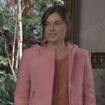 Willow’s pink coat on General Hospital