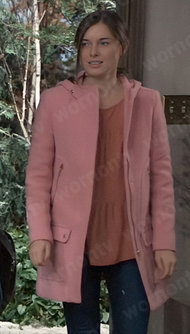 Willow’s pink coat on General Hospital