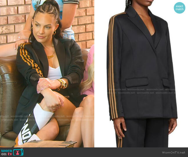 3 Stripe Blazer by Adidas x Ivy Park worn by Amanza Smith on Selling Sunset