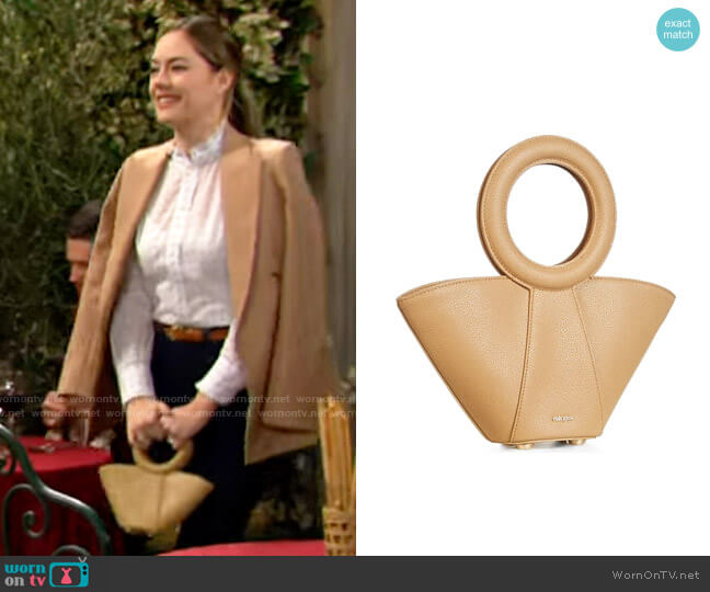 Cult Gaia Mini Roksana Tote worn by Hope Logan (Annika Noelle) on The Bold and the Beautiful