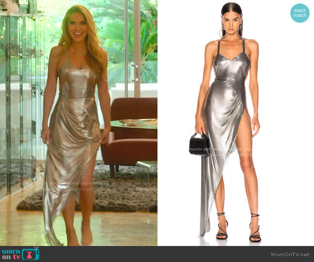 Izabel Gown by Fannie Schiavoni worn by Chrishell Stause on Selling Sunset