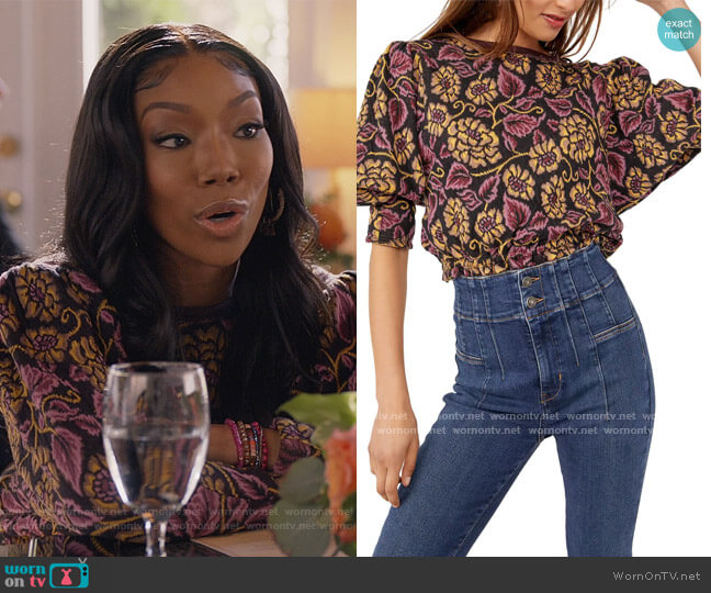 No Ordinary Top by Free People worn by Naomi (Brandy Norwood) on Queens
