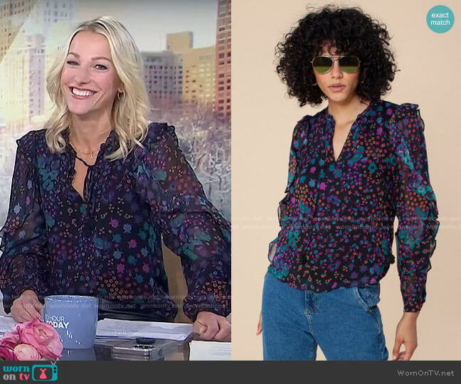 Anais Top by Hale Bob worn by Lindsay Czarniak on Today