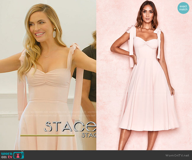 Midi Sundress by House of CB worn by Chrishell Stause on Selling Sunset