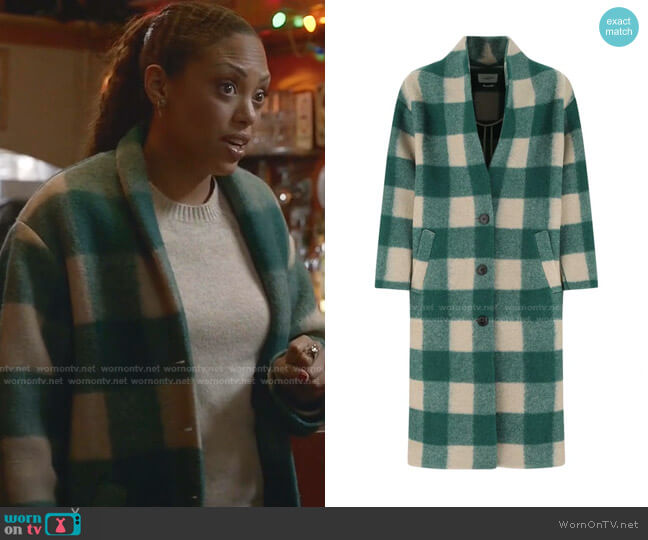 Gabriel Coat by Isabel Marant Étoile worn by Danny James (Jaime Lee Kirchner) on Bull