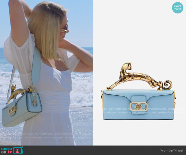 Pencil Cat Bag by Lanvin worn by Paris Hilton on Paris in Love