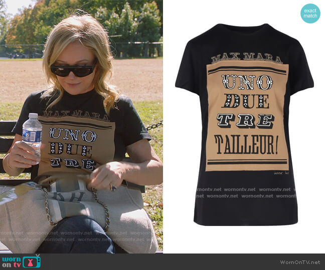Graphic Tee by Max Mara worn by Kathy Hilton  on Paris in Love