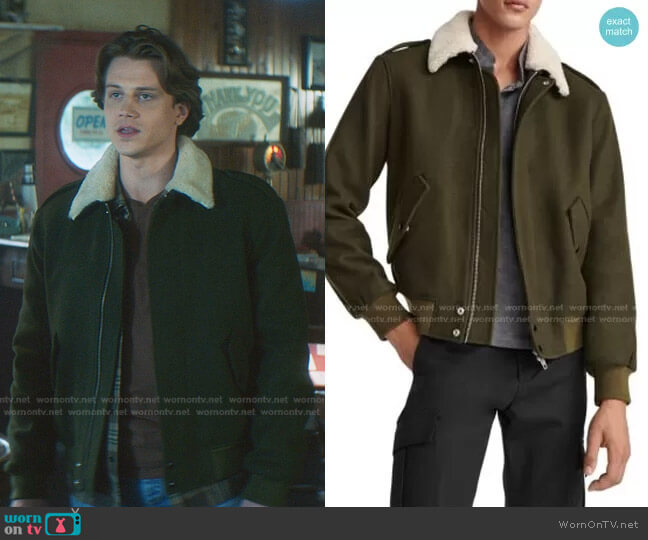 WornOnTV: Ace’s green shearling collar jacket on Nancy Drew | Clothes ...