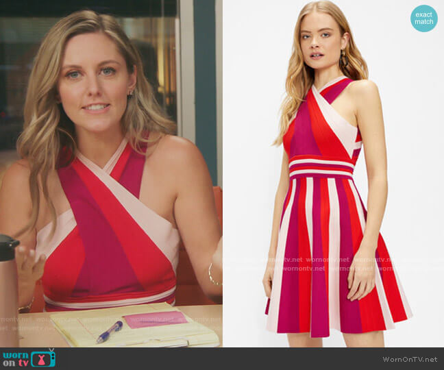 Hadliy Dress by Ted Baker worn by Tami (Taylor Louderman) on Kenan