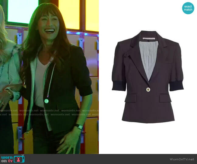 Veronica Beard Margereth Jacket worn by Sarah (Maggie Q) on Pivoting