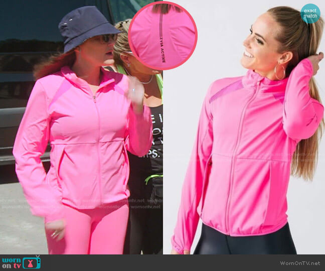 Trainer Jacket by Zyia Active worn by Meredith Marks on The Real Housewives of Salt Lake City