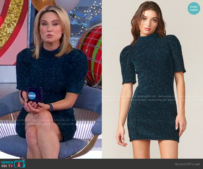 Andrea Dress by Adelyn Rae worn by Amy Robach  on Good Morning America