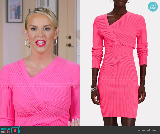 Dionne Cashmere Rib Knit Mini Dress by Aknvas worn by Whitney Rose  on The Real Housewives of Salt Lake City