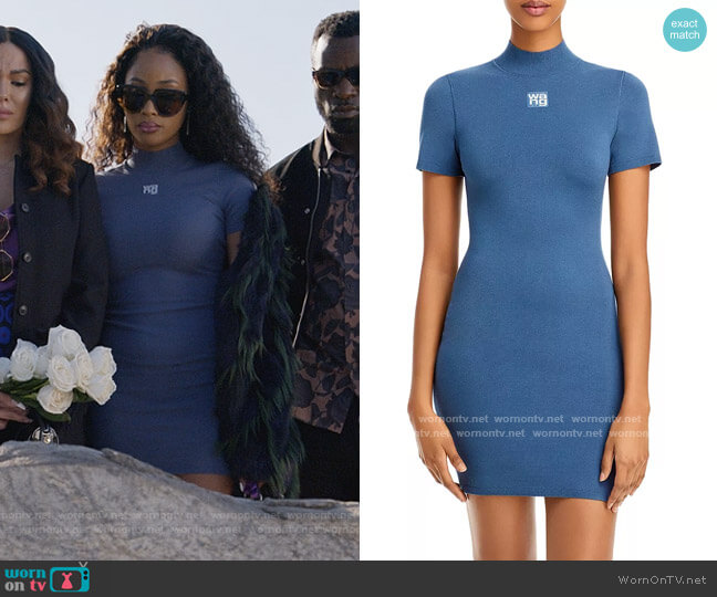 Bodycon T Shirt Dress by T by Alexander Wang worn by Lauren Rice (Pepi Sonuga) on Queens