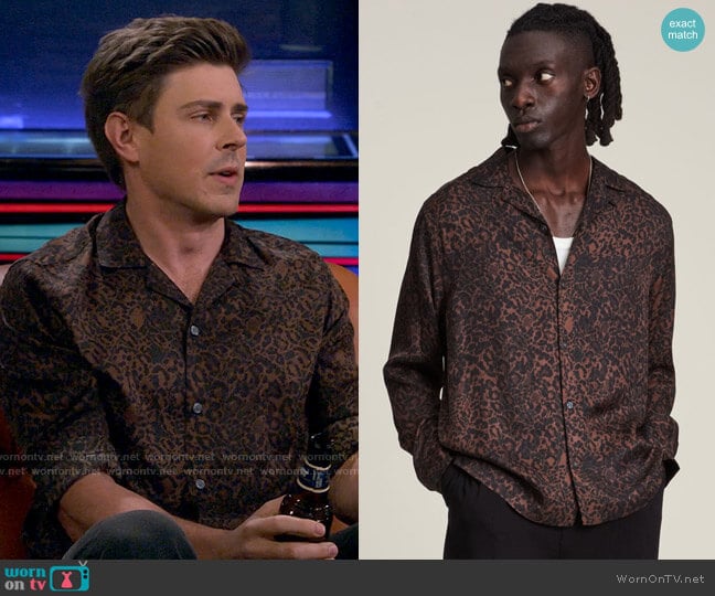 All Saints Halftone Shirt worn by Jesse (Christopher Lowell) on How I Met Your Father