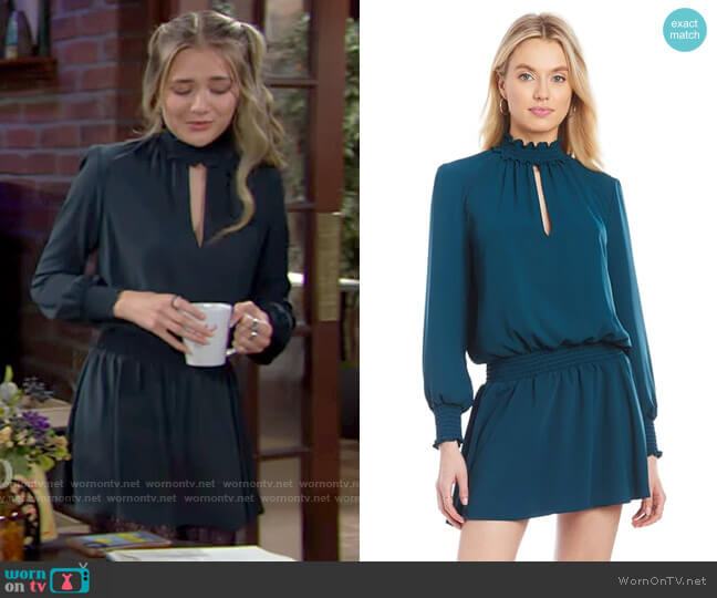 Amanda Uprichard Kestin Dress worn by Faith Newman (Reylynn Caster) on The Young and the Restless