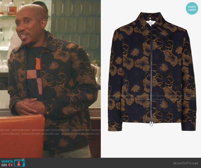 Floral Print Jacket by Soulland worn by Gary Williams (Chris Redd) on Kenan