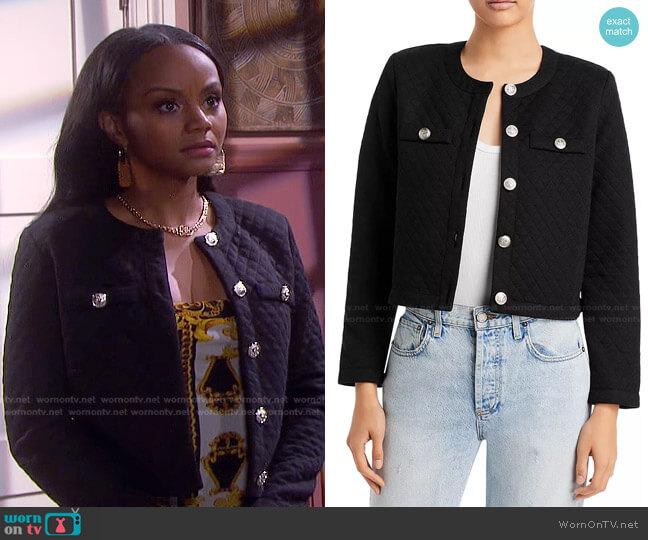 WornOnTV: Chanel’s black quilted jacket on Days of our Lives | Raven ...