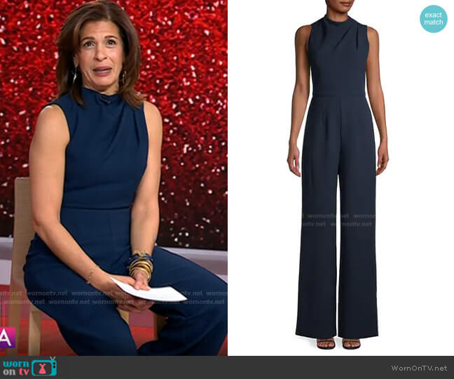 Corinne Sleeveless Jumpsuit by Black Halo worn by Hoda Kotb  on Today