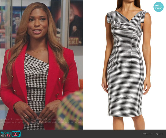 WornOnTV: Mika’s houndstooth print dress on Kenan | Kimrie Lewis ...