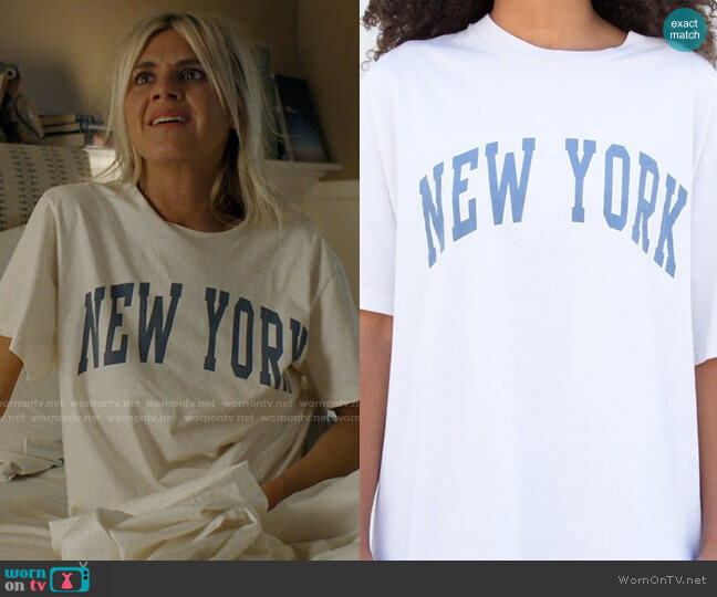 Brandy Melville Penelope New York Top worn by Amy (Eliza Coupe) on Pivoting