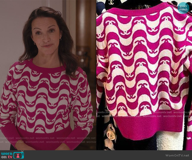 WornOnTV: Charlotte's pink Chanel sweater on And Just Like That, Kristin  Davis