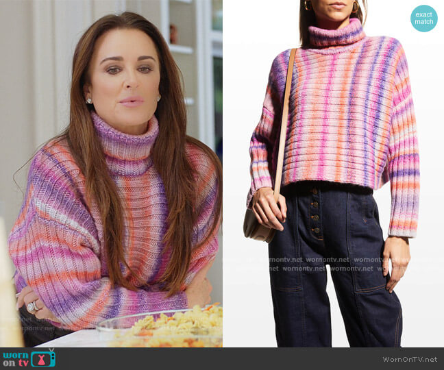 Sofia Turtleneck Sweater by Cinq a Sept by Kyle Richards on Paris in Love