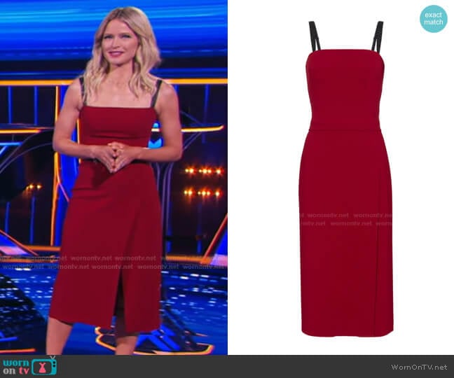 Cady Midi Dress by Dolce & Gabbana worn by Sara Haines on The Chase