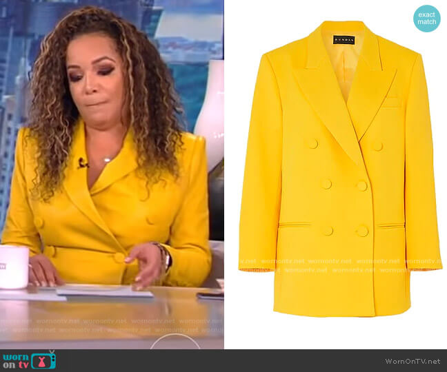 WornOnTV: Sunny’s yellow double breasted blazer on The View | Sunny ...