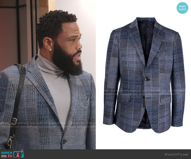 Jacquard Jersey Tailored Jacket by Etro worn by Andre Johnson (Anthony Anderson) on Blackish