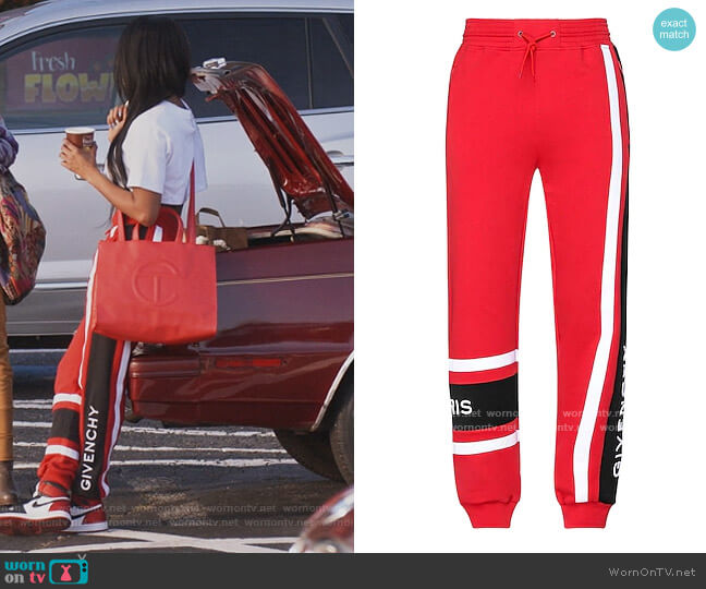 Logo Pants by Givenchy worn by Lauren Rice (Pepi Sonuga) on Queens