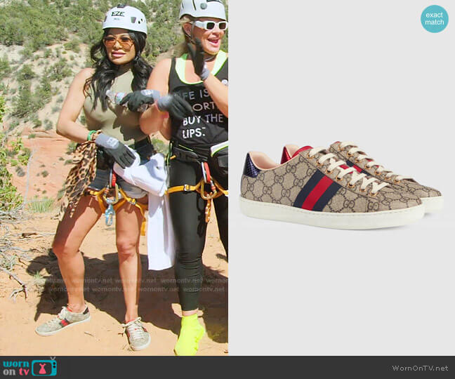 Ace GG Supreme Sneaker by Gucci worn by Jen Shah on The Real Housewives of Salt Lake City