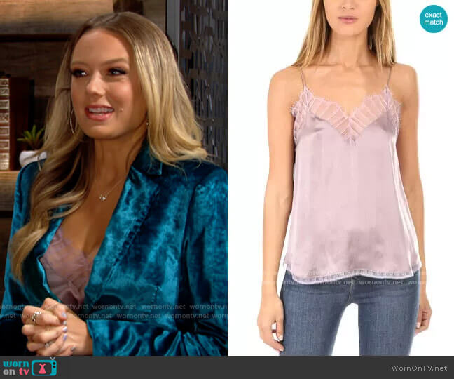IRO Berwyn Cami worn by Abby Newman (Melissa Ordway) on The Young & the Restless