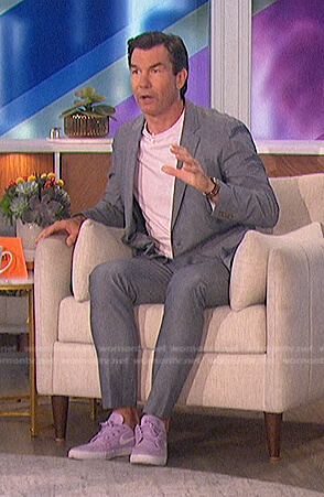 Jerry’s Nike lilac sneakers on The Talk