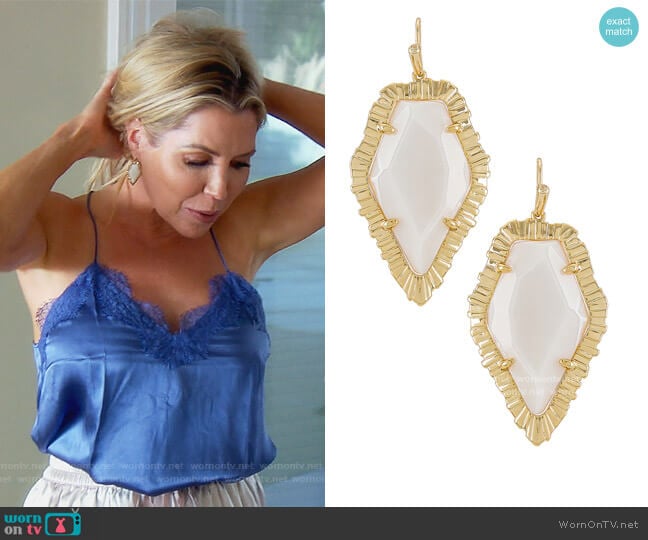 Tessa Drop Earring by Kendra Scott worn by Dr. Jen Armstrong on The Real Housewives of Orange County