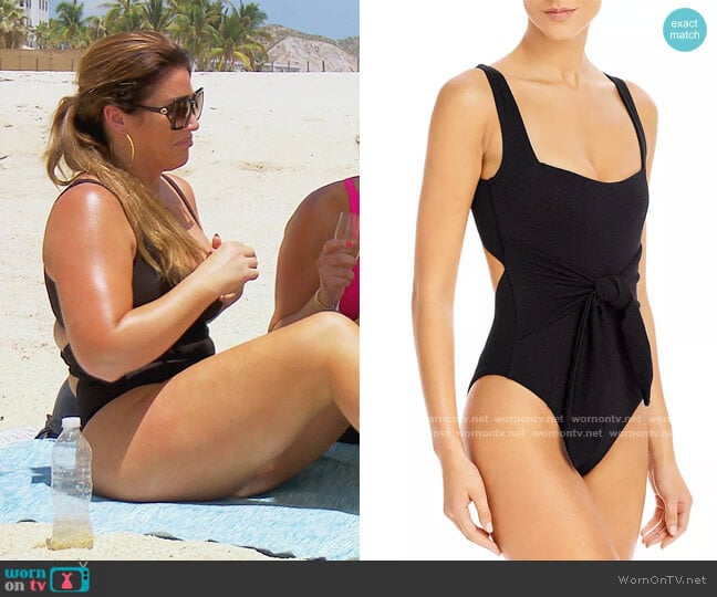 Balboa One Piece Swimsuit by L*Space worn by Emily Simpson on The Real Housewives of Orange County