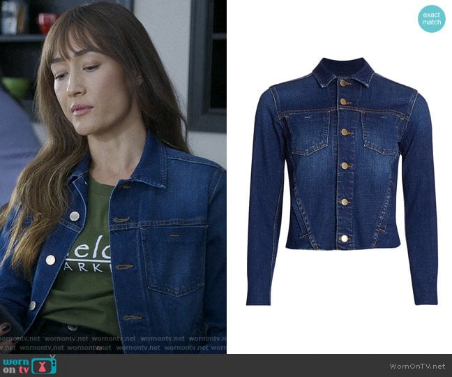 L'Agence Janelle Jacket worn by Sarah (Maggie Q) on Pivoting