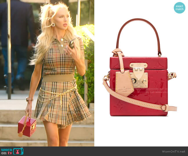 Bleecker Box Bag by Louis Vuitton worn by Christine Quinn  on Selling Sunset