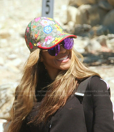 Mary's floral print baseball cap on The Real Housewives of Salt Lake City