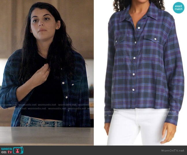 Rag & Bone May Shirt worn by Samantha Fink (Sofia Black-D'Elia) on Single Drunk Female