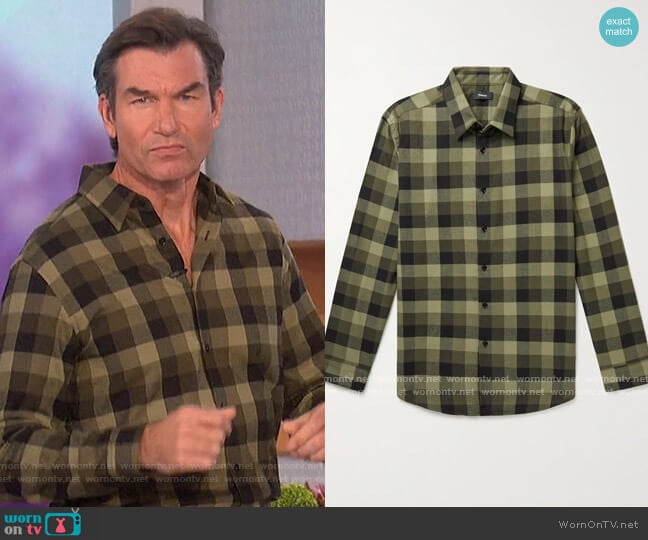 Irving Shirt by Theory worn by Jerry O'Connell on The Talk