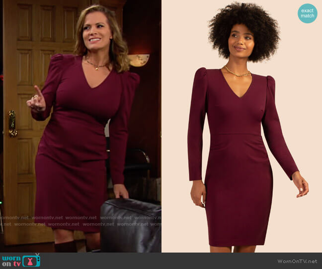 Trina Turk Encouraging Dress worn by Chelsea Lawson (Melissa Claire Egan) on The Young & the Restless