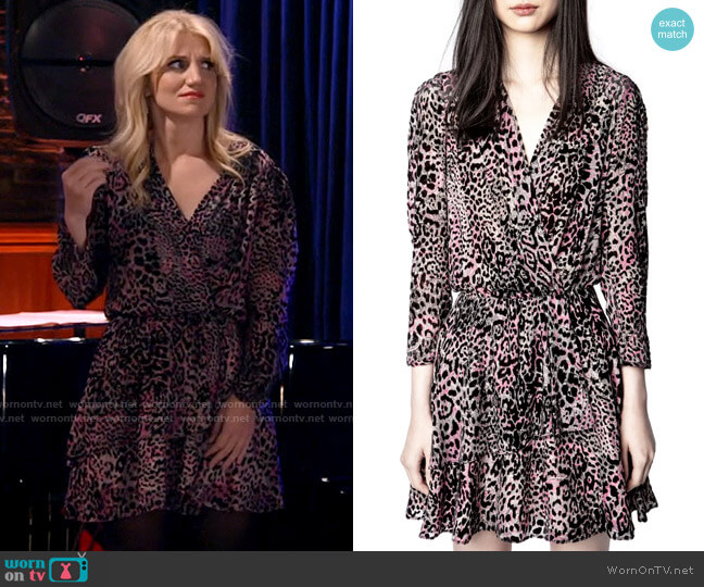 Zadig & Voltaire Rogers Dress worn by Gina Dabrowski (Annaleigh Ashford) on B Positive