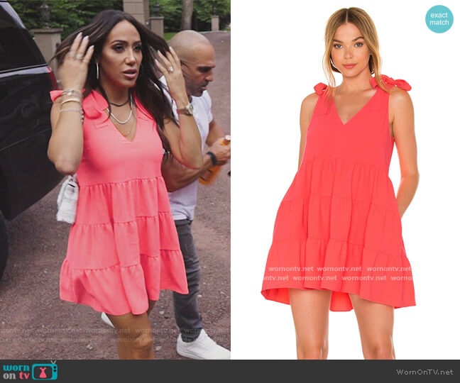 Pruitt Dress by Amanda Uprichard worn by Melissa Gorga on The Real Housewives of New Jersey