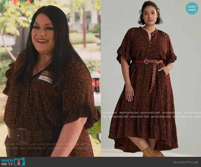 Antoinette Maxi Dress by Anthropologie worn by Dana Sue Sullivan (Brooke Elliott) on Sweet Magnolias