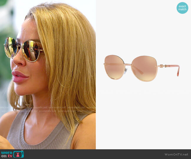 BV6123 Sunglasses by Bvlgari worn by Lisa Hochstein (Lisa Hochstein) on The Real Housewives of Miami