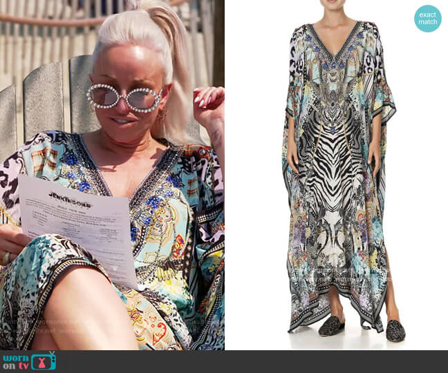 Think Kinks Long Kaftan by Camilla worn by Margaret Josephs  on The Real Housewives of New Jersey